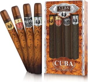 Cuba - Cuba Classic Gift Set Cuba Gold EDT 35 ml, Cuba Orange EDT 35 ml, Cuba Red EDT 35 ml, Cuba Blue EDT 35 ml - Eau De Toilette - 140ML - Afbeelding 3