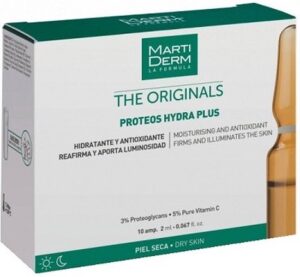 Ampullen Martiderm The Originals Proteos Hydra Plus Hydraterend Antioxidant (10 X 2 ml) - Afbeelding 2