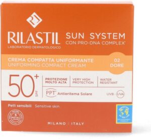 Compacte Bronspoeders Rilastil Sun System Spf 50+ Doré (10 g) - Afbeelding 4