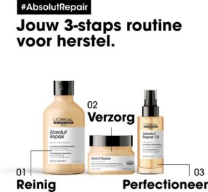 Absolut Repair Golden Professional Mask By L'oreal 250 Ml - Afbeelding 4
