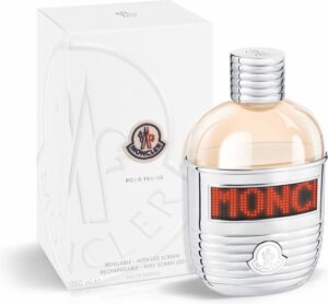 Moncler Eau De Parfum Spray (refillable + Led Screen) 150 Ml For Women