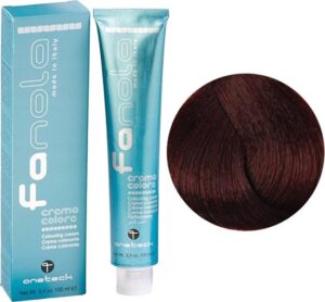 Fanola Haarverf Professional Colouring Cream 5.66 Light Chestnut Intense Red - Afbeelding 2