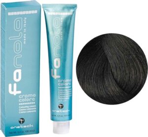 Fanola Haarverf Professional Colouring Cream 5.11 Light Chestnut Intense Ash - Afbeelding 2