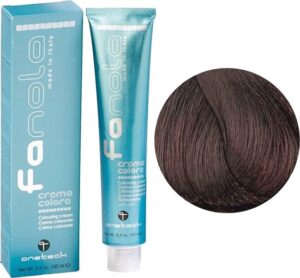 Fanola Haarverf Professional Colouring Cream 5.03 Warm Light Chestnut - Afbeelding 2