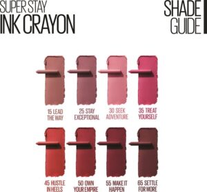 Maybelline Superstay Ink Crayon Matte Lipstick   15 Lead The Way   Nude   14 Gr - Afbeelding 3
