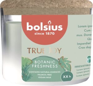 Bolsius Geurkaars True Joy Botanic Freshness - 7 cm / ø 8.5 cm - Afbeelding 3