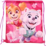 Paw Patrol Skye gymtas/rugzak/rugtas voor kinderen - roze - polyester - 40 x 35 cm