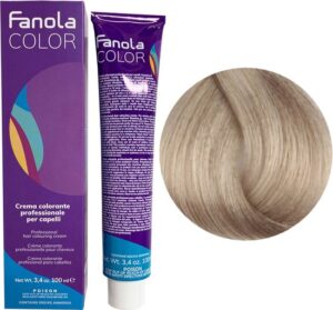 Fanola Haarverf Professional Colouring Cream 10.1 Blonde Platinum Ash