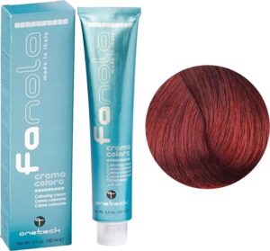 Fanola Haarverf Professional Colouring Cream 6.6 Dark Blonde Red - Afbeelding 2