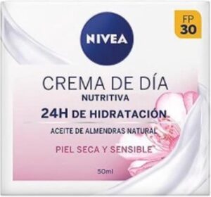Nivea Nourishing Day Cream 24h Hydration Dry And Sensitive Skin 50ml