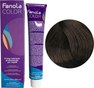 Fanola Haarverf Professional Colouring Cream 5.00 Intense Light Chestnut