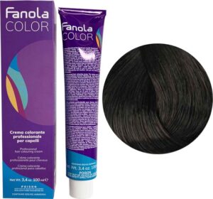 Fanola Haarverf Professional Colouring Cream 4.00 Intense Chestnut