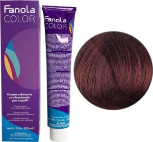 Fanola Haarverf Professional Colouring Cream 5.6 Light Chestnut Red - Afbeelding 2
