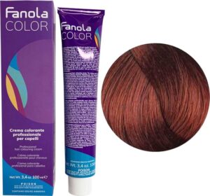 Fanola Haarverf Professional Colouring Cream 7.4 Blonde Copper - Afbeelding 8