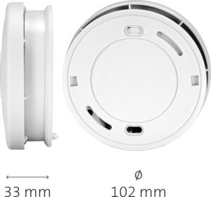 Alecto KH-16 Rookmelder - 10 jaar sensor - Voldoet aan Europese norm EN14604- Wit - Afbeelding 3