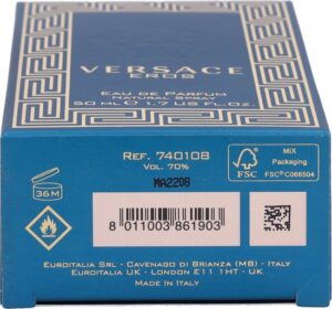 Versace Eros 50 ml Eau de Parfum - Herenparfum - Afbeelding 4