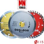 N&N Tools Turbo Diamantdoorslijpschijven Professional Multi Pack - 3 x 115 mm | Wet & Dry