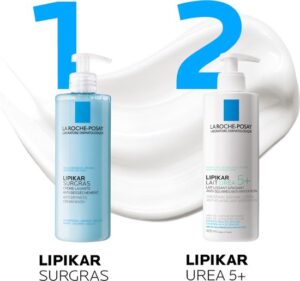 La Roche posay Lipikar Lait Urea 5  Melk Schilfertjesruwe Huid 400ml - Afbeelding 3