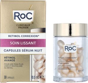 Retinol Correxion Line Smoothing Night Serum 30 Capsules By Roc 10.5 Ml - Afbeelding 4