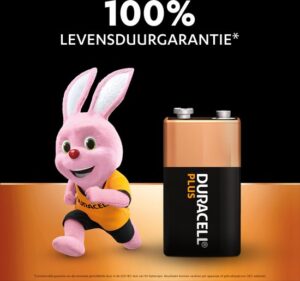Duracell Plus Alkaline 9V batterijen - 1 stuk - Afbeelding 2