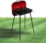 Somagic PIC NIC Houtskoolbarbecue Geschikt voor 8 personen - Compacte Mee neem Formaat van 42 x 69.5 x 42 cm (Grijs) - Afbeelding 3