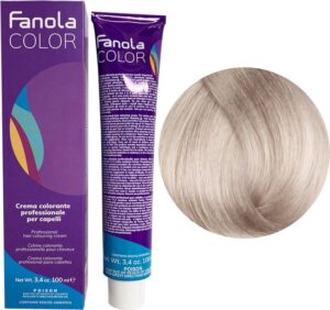 Fanola Haarverf Professional Colouring Cream 12.7 Super Blonde Platinum Iris Extra - Afbeelding 2