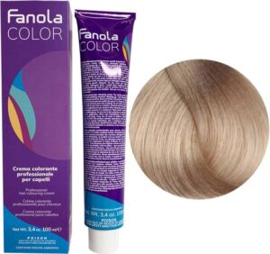 Fanola Haarverf Professional Colouring Cream 11.13 Super Blonde Platinum Beige - Afbeelding 2