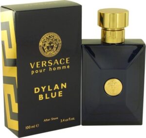 Versace Dylan Blue - aftershave lotion - 100 ml - scheerverzorging voor mannen - Afbeelding 3