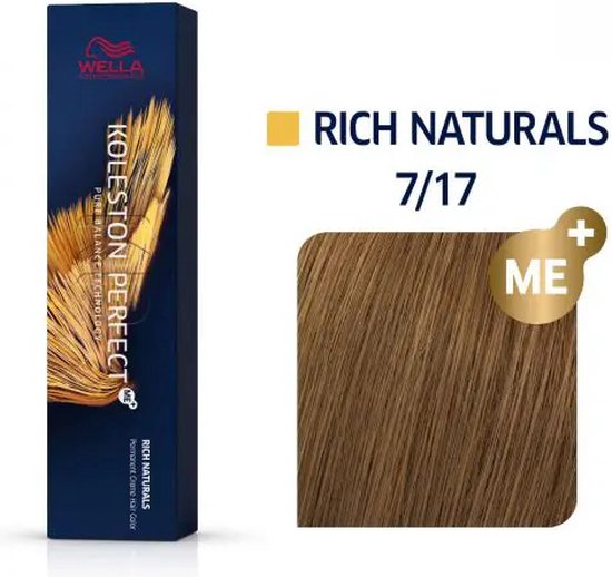 550x518-243 Wella Professionals Koleston Perfect Me+ - Haarverf - 7/17 Rich Naturals - 60ml - Afbeelding 1