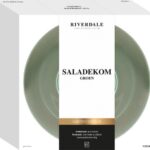 Riverdale Endless servies - saladekom 25cm groen