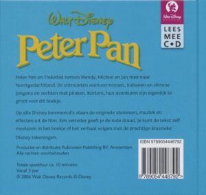 Peter Pan Boek Luisterboek Cd - Afbeelding 2