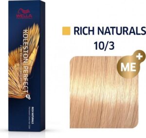 Wella Professionals Koleston Perfect Me+ - Haarverf - 10/3 Rich Naturals - 60ml