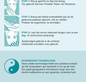 Remescar Vitamine C Serum met Hyaluronzuur - Herstellende en hydraterende serum, Gezichtsverzorging collageen serum voor een stralende huid, met Microbiome Technologie, 30 ml - Afbeelding 2