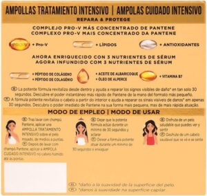 Droog, beschadigd haar? Rescue Ampullen Repair & Protect doos 3 stuks. GEZOND HAAR IN 30 SECONDEN - Afbeelding 2