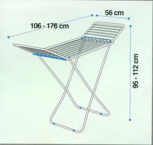 Metaltex Lipari Droogrek - 18 m - Aluminium - Afbeelding 3