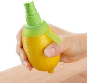 Metaltex Citruspers / Citrusspray met citroenhouder - Groen