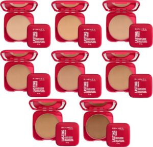 Rimmel Lasting Finish Buildable Coverage Poeder Foundation - 006 Rose Vanilla - Afbeelding 2
