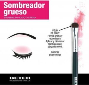 Beter - BRUSH smudge eye shadow 16 cm 1 pz - Afbeelding 2