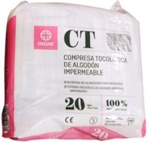 Katoenen Kraamverband Maternity Indasec (20 uds)