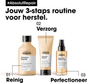 L’Oréal Professionnel Absolut Repair 10-in-1 Olie – Herstellende olie beschadigd haar – Serie Expert – 90 ml - Afbeelding 4
