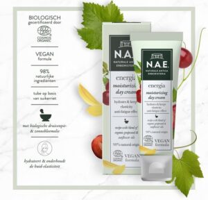 N.A.E. Energia Moisturizer Dagcrème Vegan 50ml - Afbeelding 4
