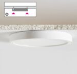 Inspire LED Plafondspot Manoa - Met Dimfunctie - 22,8cm - 2200lm -3000K/4000K (IP44) 15.3W - Wit - Afbeelding 3