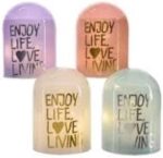 Led-Licht - Fleslamp - 12 x 8 cm - Rood - Afbeelding 2