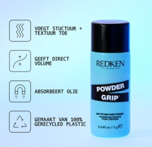 Redken Powder Grip – Volumepoeder voor een matte finish met extra volume – 7 gr - Afbeelding 2