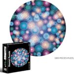Pinshidai Ronde Puzzel - Fireworks - Vuurwerk - 1000 Stukjes