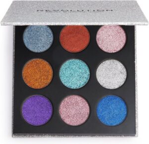 Makeup Revolution Pressed Glitter Oogschaduw Palette - Illusion - Afbeelding 2