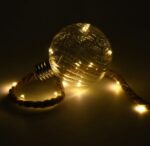 Villa Volance - Hangverlichting touw op batterijen - 10 LED Lampjes - Kerstversiering - Decoratie. - Afbeelding 2