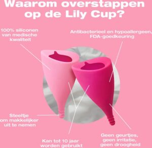 Intimina - Lily Cup maat B - dunne menstruatiecup, vrouwelijke cup, tot 8 uur te gebruiken - Afbeelding 3