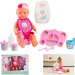 Rocks Toys Baby Jessy Drinkende & Plassende Speelfiguur Set - 3+