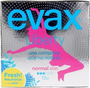 Normaal Maandverband met vleugels Liberty Evax (12 uds) - Afbeelding 3